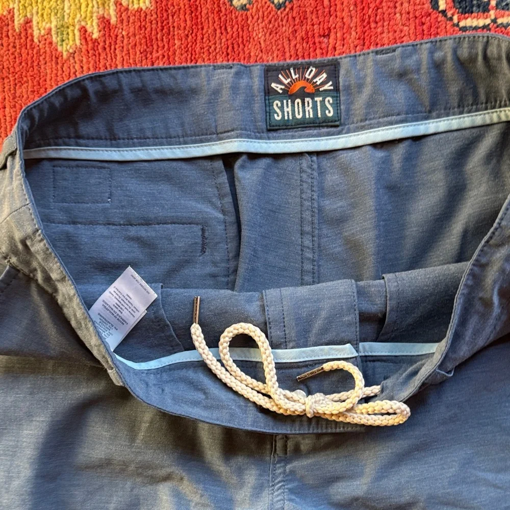Men's Faherty Blue All Day Shorts - 32